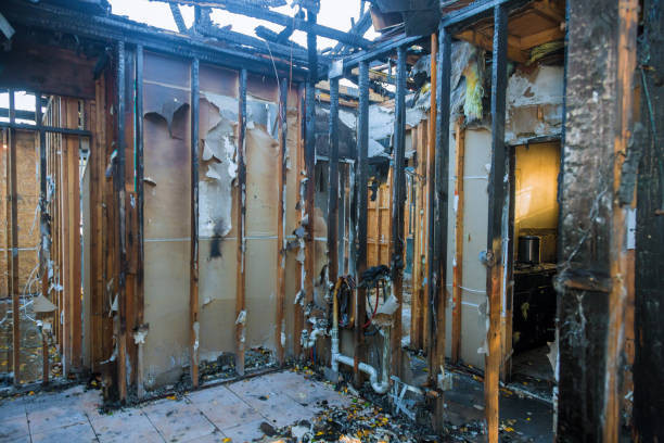 Professional Fire Damage Removal technician working in Hilltown, PA